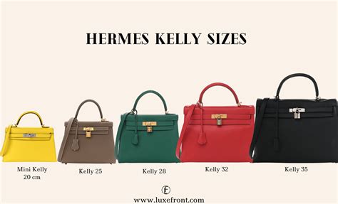 Hermes kelly size chart